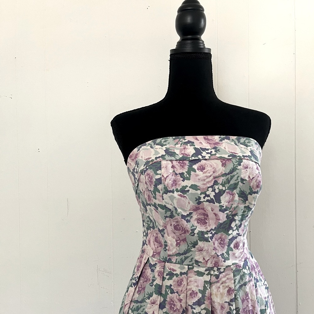 Vintage Full Length Dress w/ Corset Top